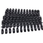 Nail art tips black