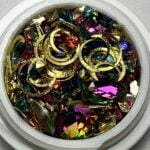 Nail art jewelry metal mix crystals # 6