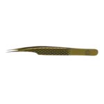 Pointed Isolation Eyelash Extensions Tweezers Gold