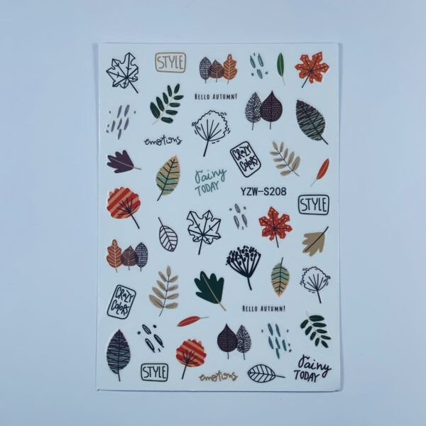 Nail Art Stickers Autumn 1 - CIA Nails & Beauty Academy in London
