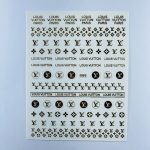 Nail Art Stickers Luxury Gold #3
