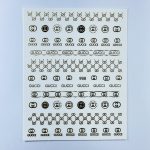 Nail Art Stickers Luxury Gold #4
