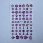 Nail Art Stickers Snow #1