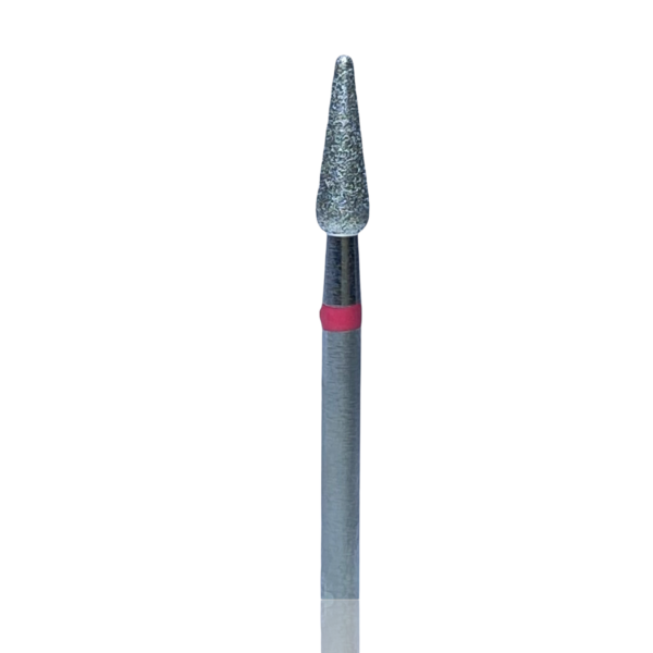 Drill Bit Diamond Cone Red DF31 - CIA Nails & Beauty Academy in London