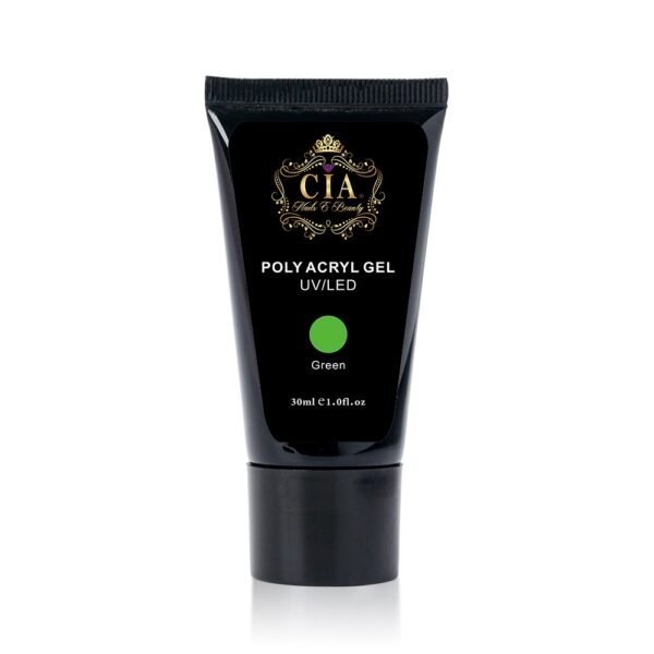 Polyacryl Gel Green 30 ml - CIA Nails & Beauty Academy in London