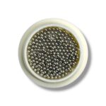 Chrome Silver Beads – Metallic Nail Art 3D