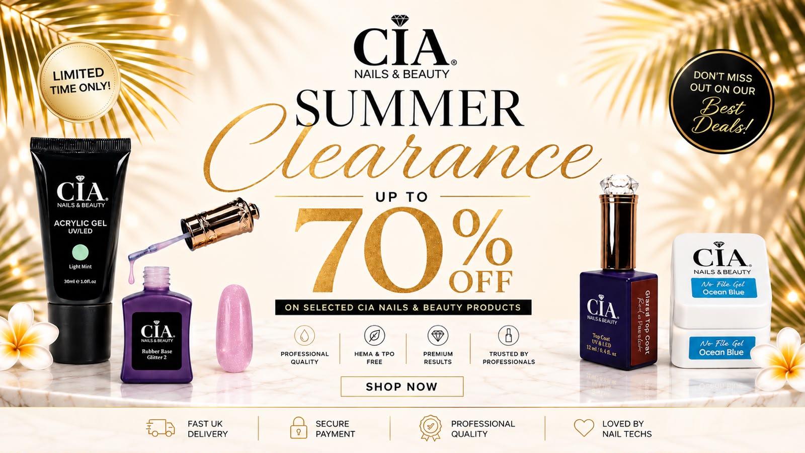 summer sale - CIA Nails & Beauty Academy in London